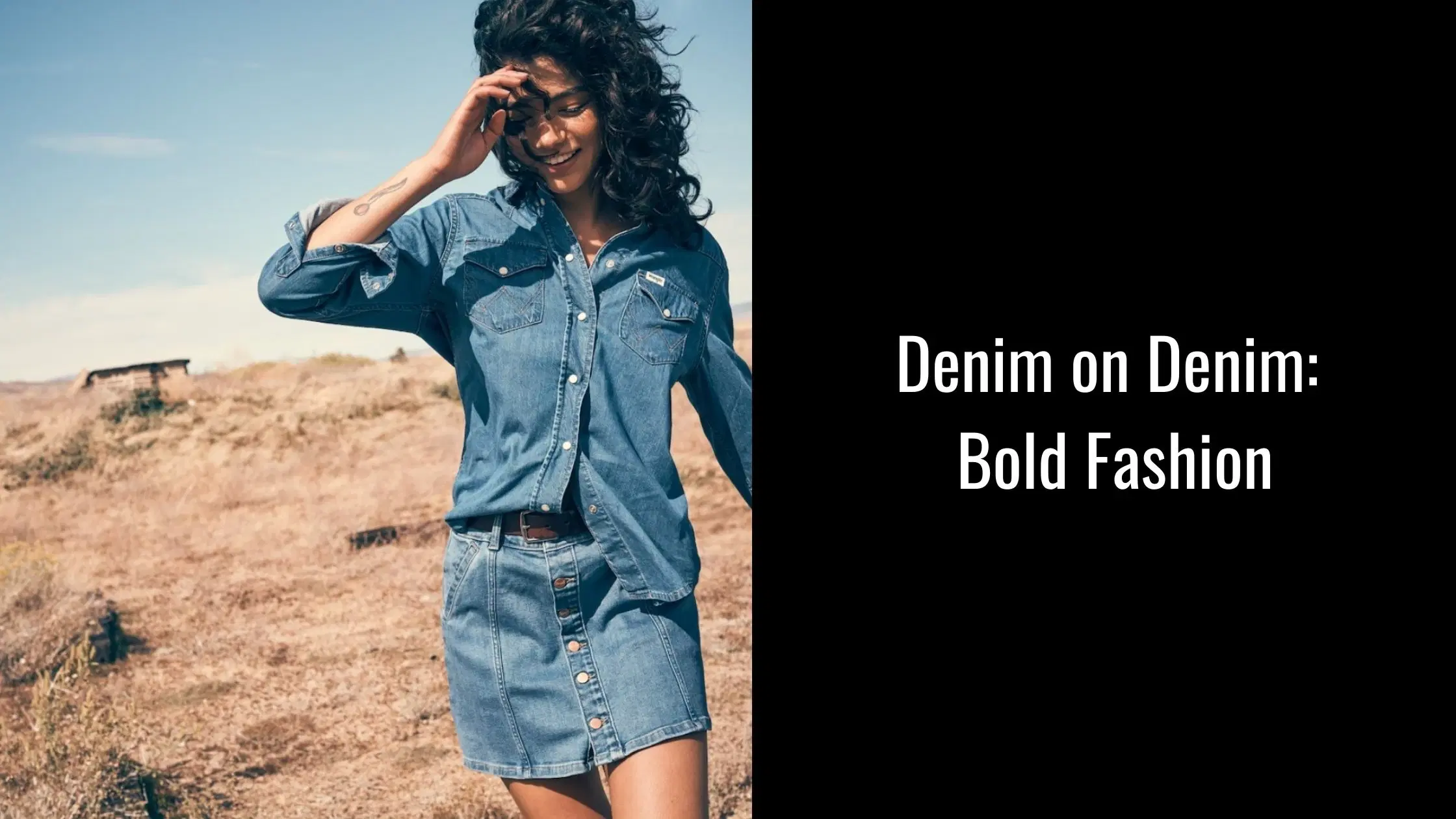 Denim Shirt on Denim Jeans: The Double Denim Delight