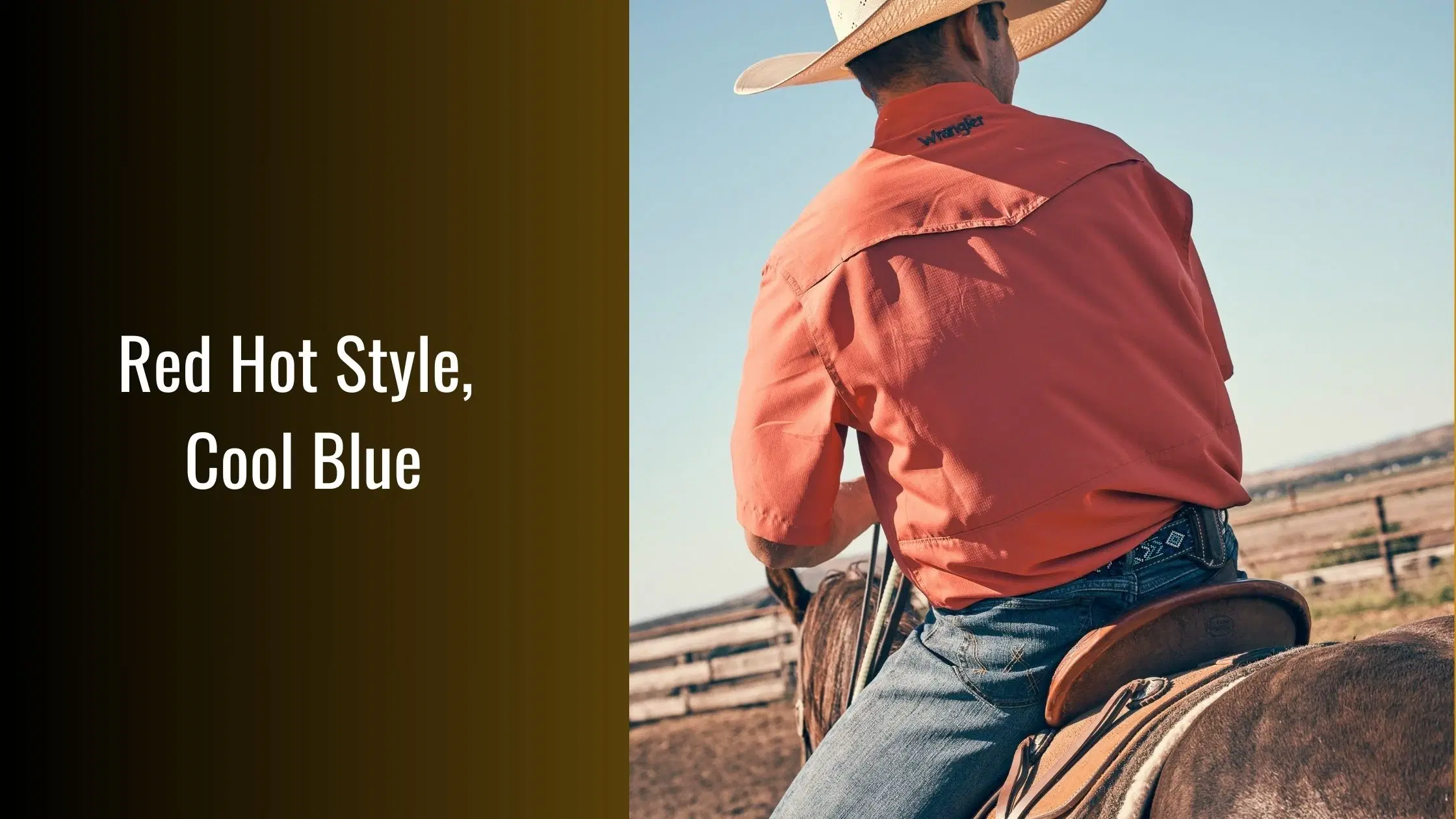 Red Alert: Fiery Red Shirt and Jeans